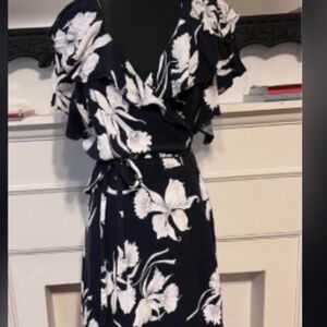 Trashy Diva Deco Daffodil Wrap Dress Sz. 18
